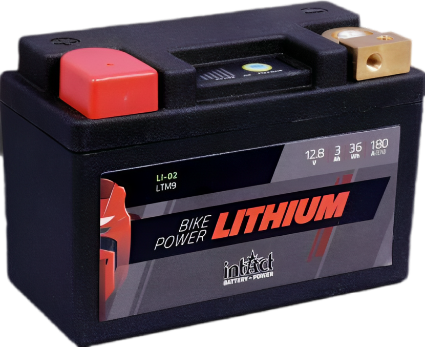 Intact LI-02 Bike-Power Lithium 3Ah Motorradbatterie LTM9